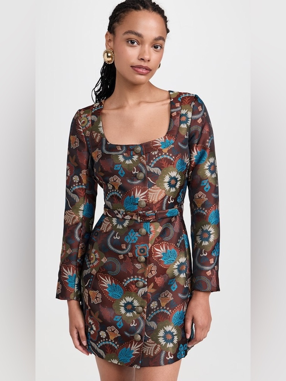 NWT Saloni Natalya B Dress sz 12 - Picture 1 of 15